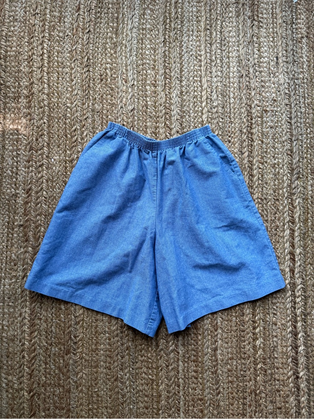 Vintage Alfred Dunner high waisted chambray shorts